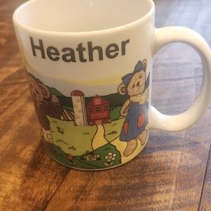 Boyds Bear Country Coffee mug personalized "Heather".